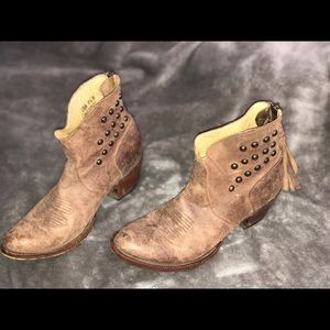 Studded Leather Shyanne Booties